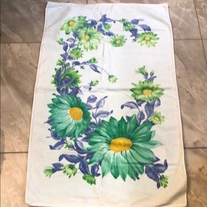 Vintage floral both towel 100%cotton